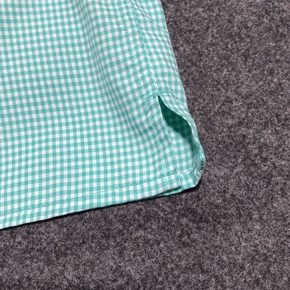 Magellan Outdoors Shirt Mens 2XL Green Check Fish Gear MagWick Angler Fit Vented - Picture 10 of 12